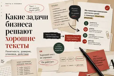 Какие задачи бизнеса решают хорошие тексты