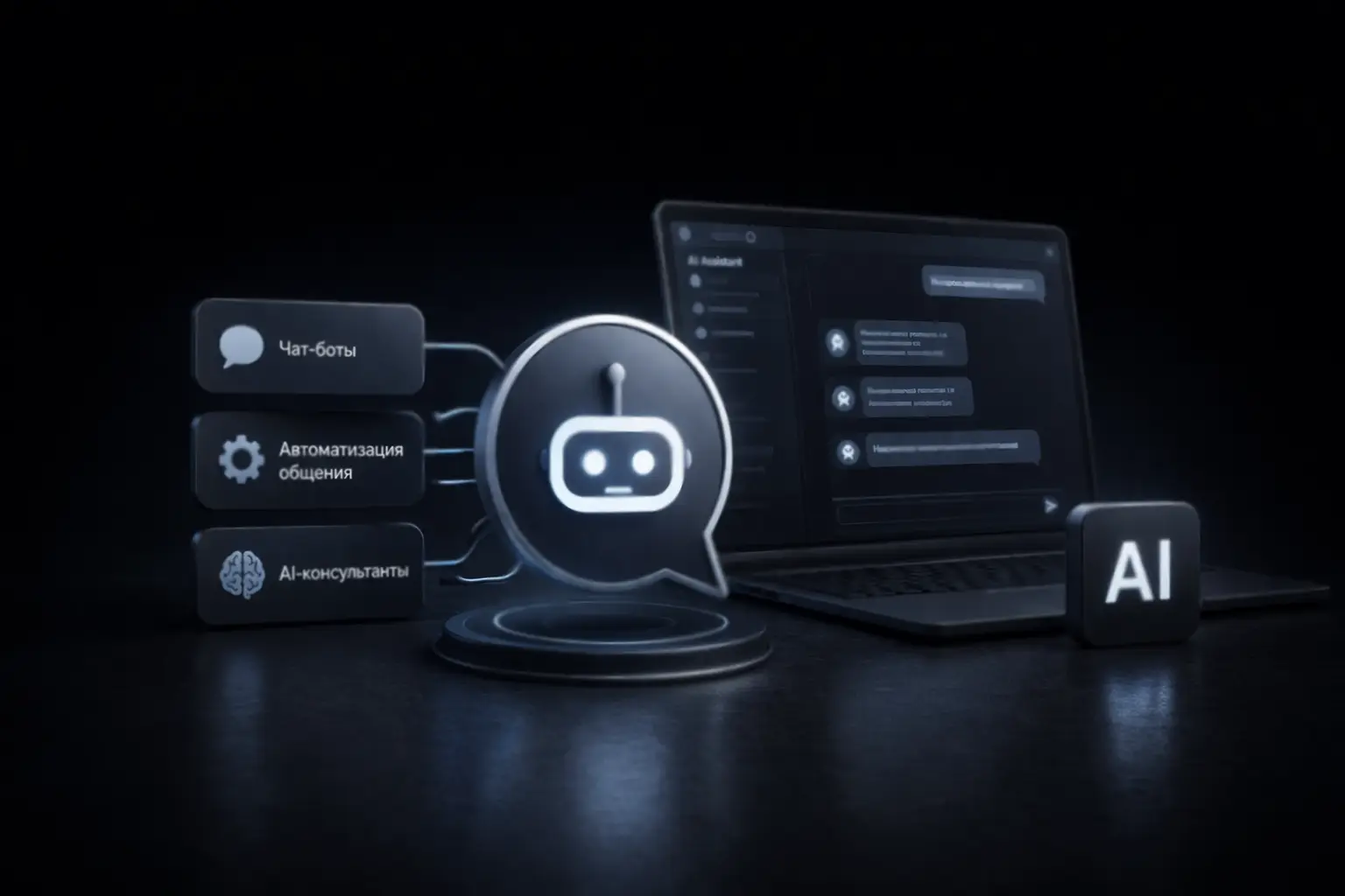 Когда нужны чат-боты, автоматизация общения, AI-консультанты и инструменты на базе ИИ.