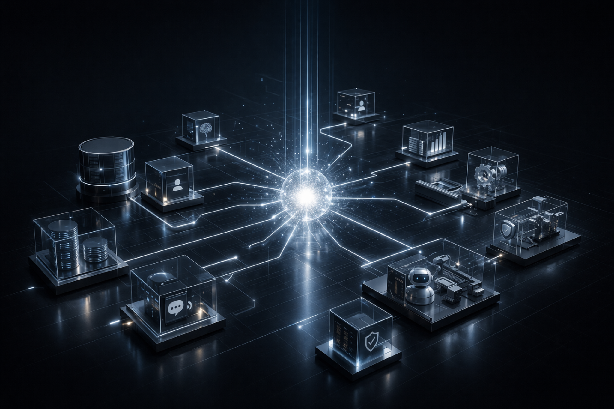 Добавляем ботов, базы знаний, интеллектуальные сценарии и автоматизацию в клиентские процессы.